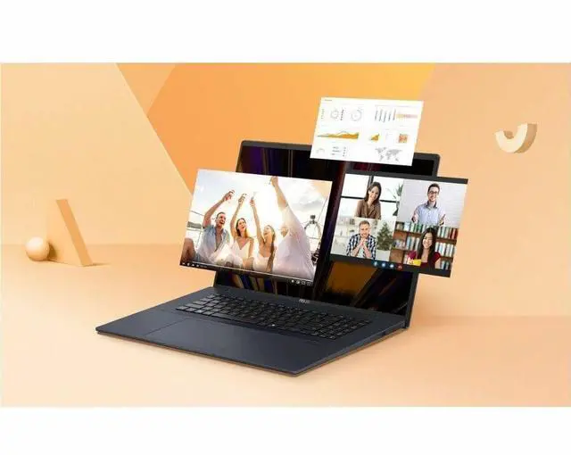 Alt view image 7 of 8 - Asus VivoBook 18 M1807 M1807HA-DB79 18.4" Notebook - WUXGA - AMD Ryzen 7 260 - 32 GB - 1 TB SSD - Quiet Blue - AMD Chip - 1920 x 1200 - Windows 11 Home - AMD Radeon Graphics - In-plane Switching