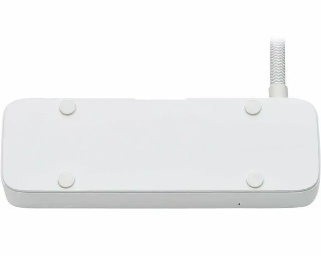 Alt view image 2 of 7 - Eaton Tripp Lite Series Protect It! 3-Outlet Surge Protector with USB-A and USB-C Ports - 5-15R Outlets, 900 Joules, 20W PD Charging, Desk Clamp, 8 ft. (2.4 m) Braided Cord, White - White - NEMA 5-15P