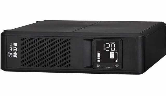 Alt view image 3 of 7 - Eaton Tripp Lite Series 1500VA 1050W 120V Line-Interactive Pure Sine Wave Cloud-Connected UPS with Remote Monitoring - 10 NEMA 5-15R Outlets (Surge and Battery Backup), LCD, 5-15P Plug, Tower - 2U Tow