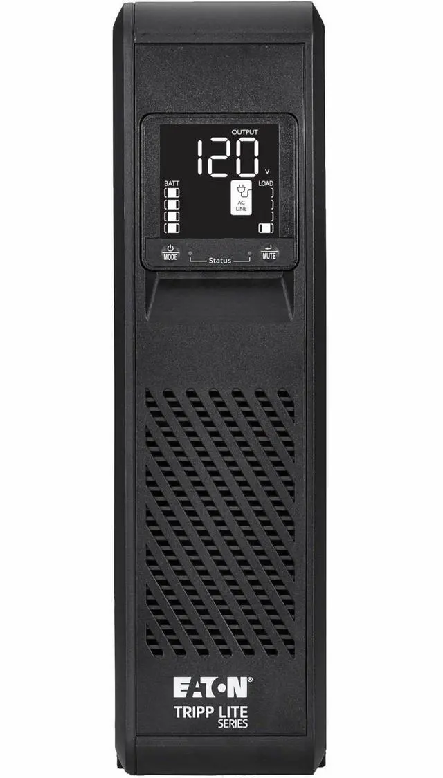 Alt view image 5 of 7 - Eaton Tripp Lite Series 1500VA 1050W 120V Line-Interactive Pure Sine Wave Cloud-Connected UPS with Remote Monitoring - 10 NEMA 5-15R Outlets (Surge and Battery Backup), LCD, 5-15P Plug, Tower - 2U Tow