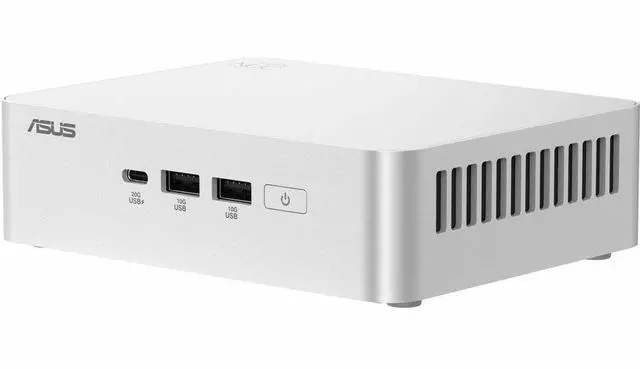 Alt view image 3 of 8 - Asus NUC 15 Pro Plus RNUC15CRSU5063AU Desktop Computer - Intel Core Ultra 5 255H - 16 GB - 512 GB SSD - Mini PC - Silver - Windows 11 Home - Intel Arc 130T Graphics DDR5 SDRAM - IEEE 802.11be