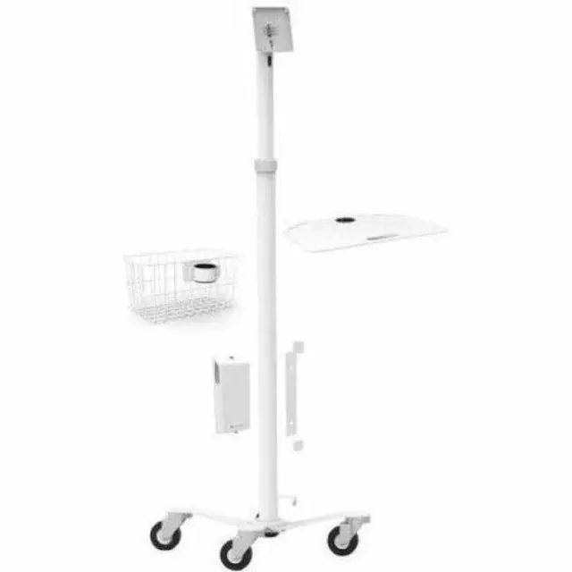 Alt view image 2 of 5 - Compulocks Rolling Stand Basket White - Rolling Stand Accessories