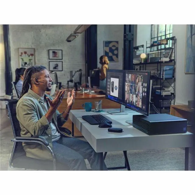 Alt view image 6 of 15 - HP EliteDesk 8 G1i Desktop Computer - Intel Core Ultra 5 235 - vPro Technology - 16 GB - 512 GB SSD - Small Form Factor - Jack Black - Smart Buy - Intel Q870 Chip - Windows 11 Pro - Intel DDR5 SDRAM -