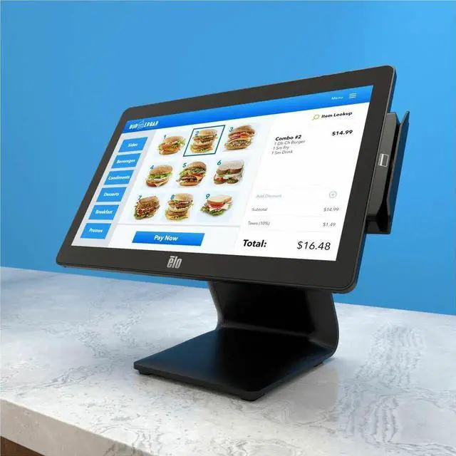Alt view image 3 of 9 - Elo I-Series 3 15.6" Touchscreen POS Terminal - Intel - Core i5 1245UL 1.6GHz - 16GB RAM DDR5 - 256GB SSD - Intel UHD Graphic - 180W - IEEE 802.11 a/b/g/n/ac/ax - Bluetooth - Windows 10 E743853