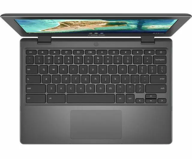 Alt view image 15 of 17 - Asus Chromebook CR1 CR1100CKA-YZ142T 11.6" Touchscreen Rugged Chromebook - HD - Intel Celeron N5100 - 4 GB - 32 GB Flash Memory - Dark Gray