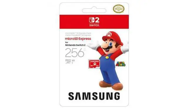 Alt view image 4 of 5 - Nintendo NSW2SSDE256G Samsung MicroSD Express Card - 256GB