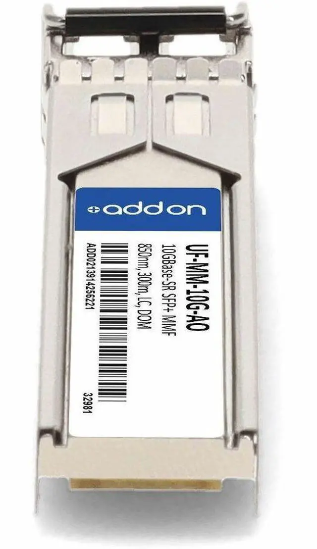 Alt view image 9 of 9 - Add-On UF-MM-10G-AO 850nm 300m LC DOM MMF Ubiquiti Compatible 10GBase-SR SFP Plus Transceiver - Pack of 2