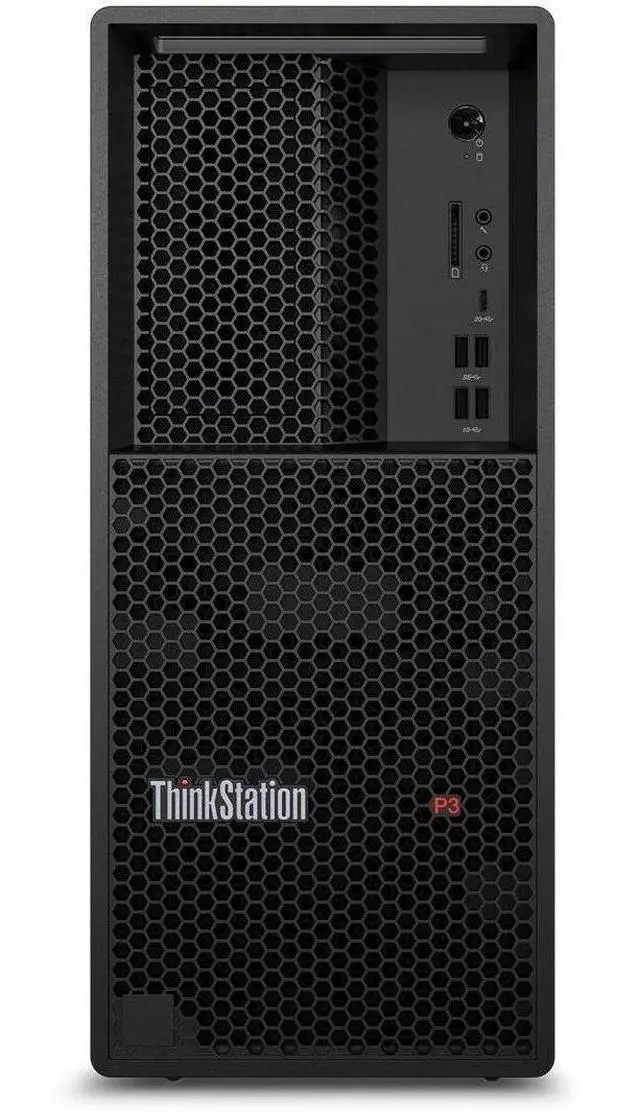 Alt view image 4 of 8 - Lenovo ThinkStation P3 Gen 2 30HT004KUS Workstation - Intel Core Ultra 9 285 - vPro Technology - 32 GB - 1 TB SSD - Windows 11 Pro - Intel Graphics - DVD-Writer - Gigabit Ethernet - Wireless LAN