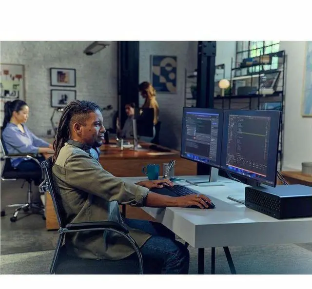 Alt view image 2 of 7 - HP EliteDesk 8 G1i Desktop Computer - Intel Core Ultra 9 285 - vPro Technology - 64 GB - 1 TB SSD - Windows 11 Pro - Intel Iris Xe Graphics - IEEE 802.11be - 280W  BH9E9UT#ABA