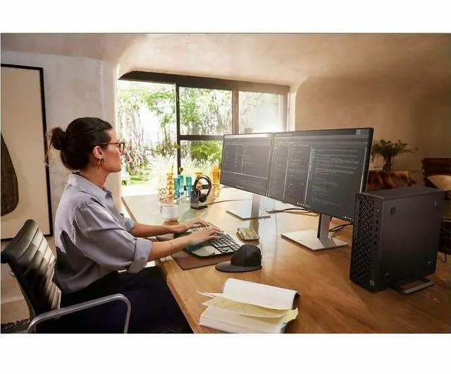 Alt view image 6 of 7 - HP EliteDesk 8 G1i Desktop Computer - Intel Core Ultra 9 285 - vPro Technology - 64 GB - 1 TB SSD - Windows 11 Pro - Intel Iris Xe Graphics - IEEE 802.11be - 280W  BH9E9UT#ABA