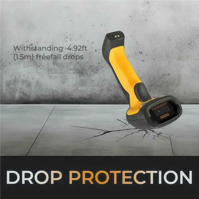 Alt view image 3 of 8 - Adesso Bluetooth & 2.4Ghz Wireless Waterproof 2D Barcode Scanner Nuscan5200 - 18" Scan Distance - 1D, 2D - LED - CMOS - Bi-directional - Bluetooth, Radio Frequency - USB - IP67