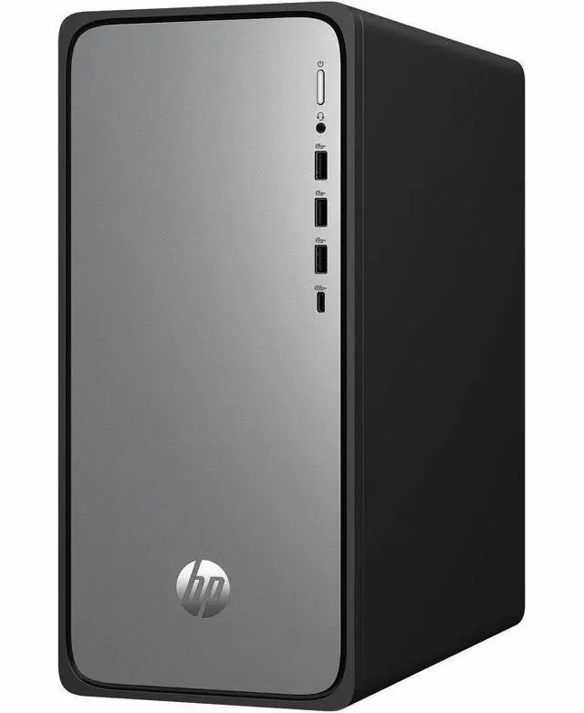 Alt view image 12 of 14 - HP OmniDesk M02-0010 Desktop Computer i3-14100 8GB 512GB SSD W11H B5RK6AAABA