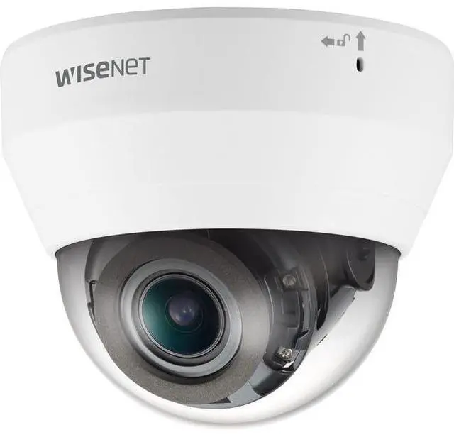 Main image of Wisenet QND-6082R1 2 Megapixel Indoor Full HD Network Camera - Color - Dome - White - 65.62 ft Infrared Night Vision - H.264, H.265, Motion JPEG, H.264M, H.265M, H.264H, H.265H - 1920 x 1080 - 3.20 mm