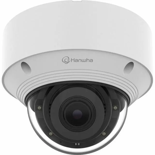 Alt view image 3 of 4 - Hanwha QNV-C8083R 5 Megapixel Outdoor Network Camera - Color - Dome - White - 98.43 ft Infrared Night Vision - H.265, H.265M, H.265H, H.264, H.264M, H.264H, MJPEG - 2592 x 1944 - 3.20 mm- 10.20 mm Var