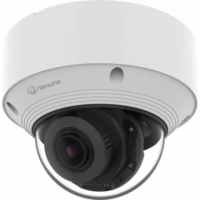 Alt view image 4 of 4 - Hanwha QNV-C8083R 5 Megapixel Outdoor Network Camera - Color - Dome - White - 98.43 ft Infrared Night Vision - H.265, H.265M, H.265H, H.264, H.264M, H.264H, MJPEG - 2592 x 1944 - 3.20 mm- 10.20 mm Var