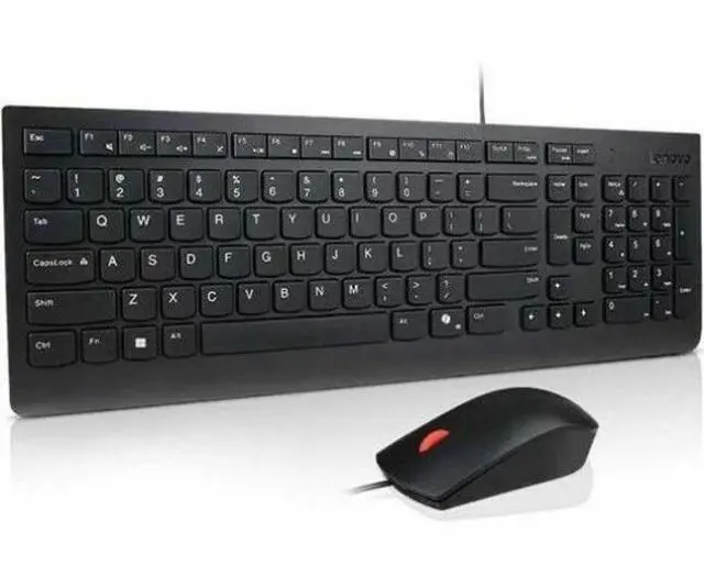 Alt view image 9 of 11 - Lenovo Essential Wired Keyboard & Mouse Combo AI - US English