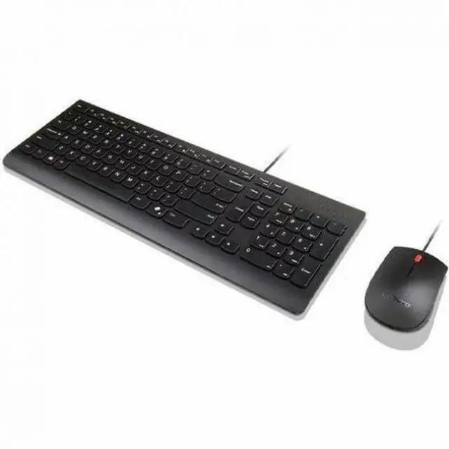 Alt view image 11 of 11 - Lenovo Essential Wired Keyboard & Mouse Combo AI - US English