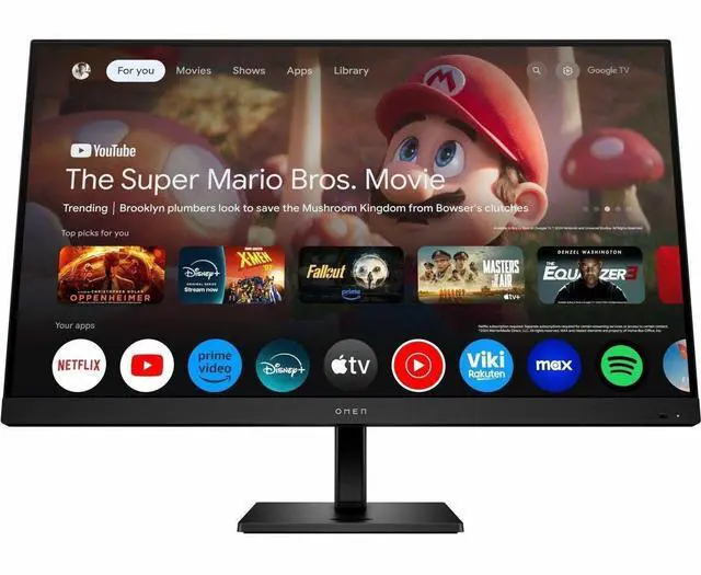 Alt view image 9 of 11 - OMEN 32x 32" 4K UHD 3840x2160 144hz 1ms Smart Gaming LCD Monitor 99Z68AAABA