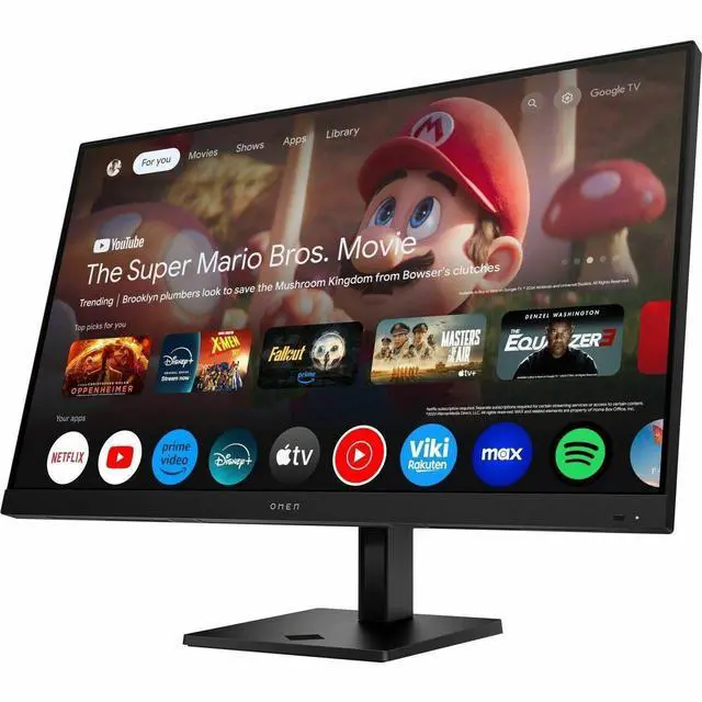Alt view image 10 of 11 - OMEN 32x 32" 4K UHD 3840x2160 144hz 1ms Smart Gaming LCD Monitor 99Z68AAABA