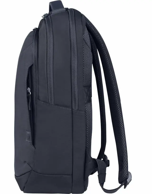 Alt view image 7 of 8 - HP Everyday Carrying Case (Backpack) for 16" Notebook - Odyssey Gray - Bump Resistant, Scratch Resistant, Water Resistant - Plastic, 600D Polyester Body - Shoulder Strap, Trolley Strap - 17.3