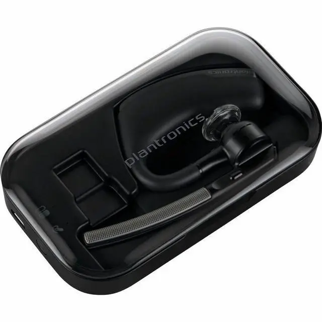 Alt view image 7 of 8 - Poly Voyager Legend Earset - Siri, Google Assistant - Mono - Wireless - Bluetooth - 32.8 ft - Earbud, On-ear, Over-the-ear - Monaural - In-ear - Noise Canceling - Black