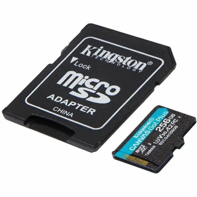 Alt view image 8 of 8 - Kingston Canvas Go! Plus 256 GB Class 10/UHS-I U3 V30 microSDXC SDCG4256GB
