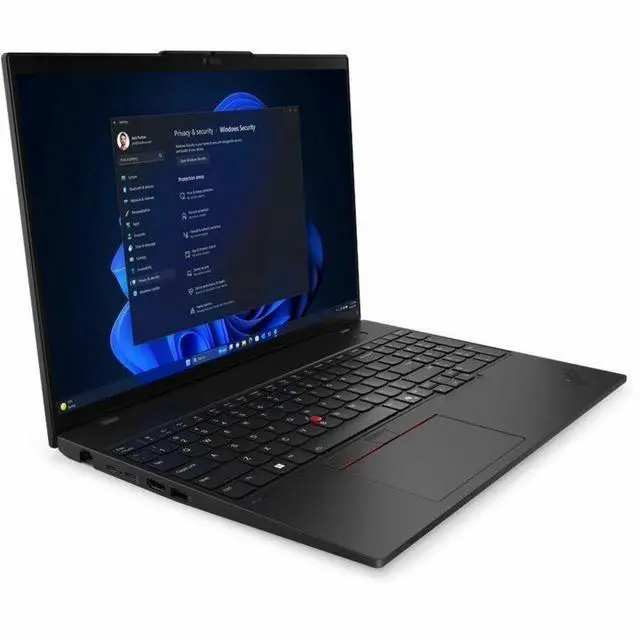 Alt view image 4 of 8 - Lenovo ThinkPad L16 Gen 1 21L70005US 16" Notebook - WUXGA - AMD Ryzen 5 PRO 7535U - 16 GB - 256 GB SSD - English Keyboard - Eclipse Black - AMD Chip - 1920 x 1200 - Windows 11 Pro - AMD Radeon 66