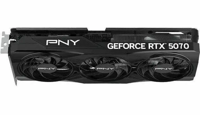 Alt view image 20 of 20 - PNY NVIDIA GeForce RTX 5070 Graphic Card 12 GB GDDR7 Full-height