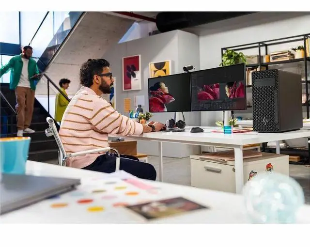 Alt view image 10 of 16 - HP Z2 G1i Workstation Intel Core Ultra 5 245K 32 GB 1 TB SSD Tower Black Intel W880 Chip Windows 11 Pro NVIDIA RTX 2000 Ada Generation 16 GB Graphics English Keyboard Ethernet BN6E2UTABA