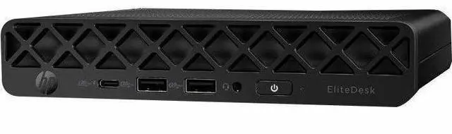 Alt view image 5 of 7 - HP EliteDesk 8 G1i Mini PC - Intel Core Ultra 9 285T (1.40 GHz) - vPro Technology - 32 GB - 512 GB SSD - Intel Q870 Chip - Windows 11 Pro - IEEE 802.11be - 90W  BQ4C3UT#ABA