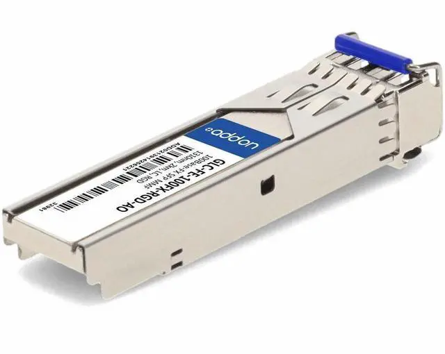 Alt view image 16 of 17 - AddOn Cisco GLC-FE-100FX-RGD Compatible 100Base-FX SFP Transceiver (MMF, 1310nm, 2km, LC, Rugged)
