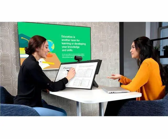 Alt view image 6 of 7 - SMART Board Mini 727, Interactive Podium - 27" LCD - Projected Capacitive - Touchscreen - 16:9 Aspect Ratio - 3840 x 2160 - LED - 400 Nit - 2160p - USB - HDMI