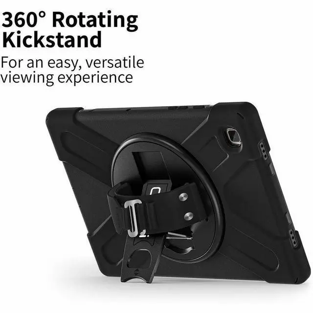 Alt view image 10 of 13 - Codi Rugged Rugged Carry Case for 10.4" Samsung Galaxy Tab A7 Tablet Black
