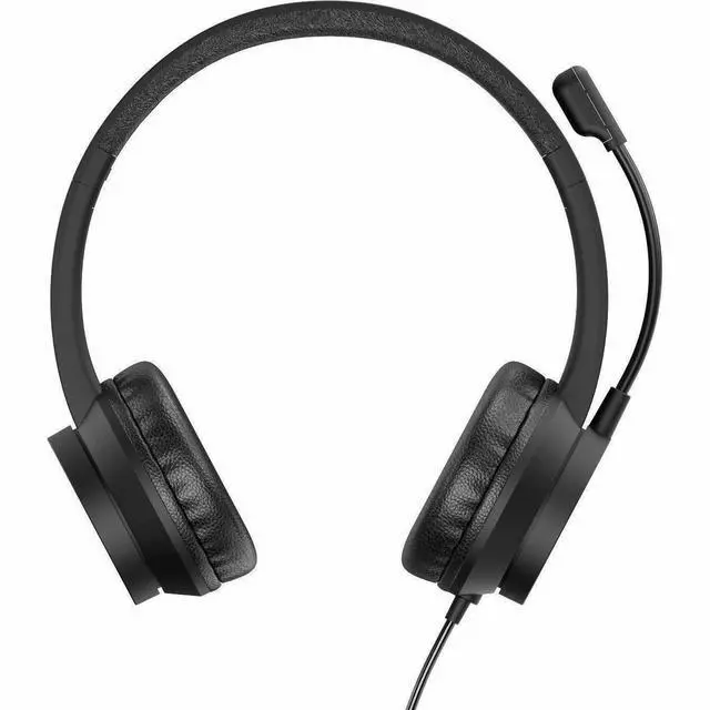 Alt view image 3 of 5 - CODi Voice-Isolating USB-A Headset with Boom Microphone - Stereo - USB Type A - Wired - Over-the-head, On-ear - Binaural - Supra-aural - 5 ft Cable - Noise Canceling
