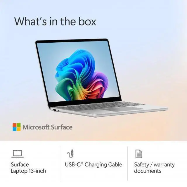 Alt view image 3 of 7 - Microsoft Surface Laptop Copilot+ PC + Arc Mouse + Microsoft Surface USB-C to VGA Adapter