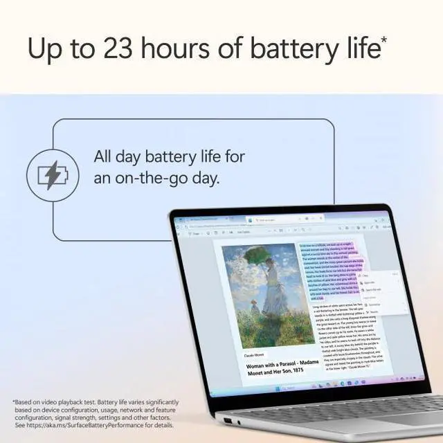 Alt view image 7 of 7 - Microsoft Surface Laptop Copilot+ PC + Arc Mouse + Microsoft Surface USB-C to VGA Adapter