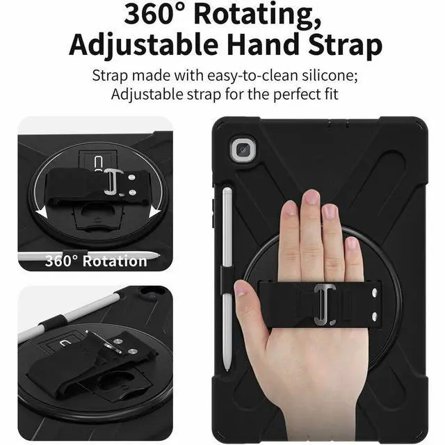 Alt view image 6 of 11 - CODi Rugged Carrying Case for Samsung Galaxy S6 Lite 10.4" C30705047