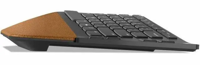 Alt view image 7 of 9 - Lenovo Go Wireless Split Keyboard AI - US English - Wireless Connectivity - RF - 2.40 GHz - USB Type A Interface - 88 Key(s) - CoPilot Hot Key(s) - Windows 10, Windows 11 - English (US) - PC - Scissor