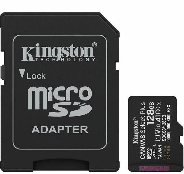 Alt view image 2 of 5 - Kingston MicroSD Canvas Select Plus 150MB/s Memory Card 128GB