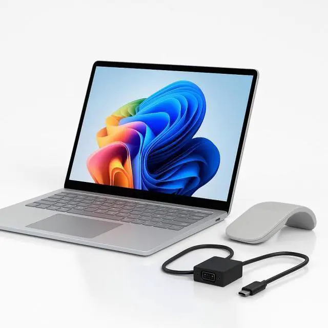 Main image of Microsoft Surface Laptop Copilot+ PC + Arc Mouse + Microsoft Surface USB-C to VGA Adapter