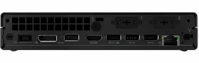 Alt view image 2 of 6 - Lenovo ThinkCentre M70q Gen 6 13A40029US Desktop Computer - Intel Core Ultra 5 225T - 16 GB - 512 GB SSD - Tiny - Black - Intel Q870 Chip - Windows 11 Pro - Intel DDR5 SDRAM - English Keyboard - IEEE