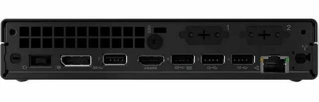 Alt view image 2 of 7 - ThinkCentre M70q Gen 6 - Intel Core Ultra 7 265T - 16.0 GB - 256GB SSD - Intel Graphics - Windows 11 - Intel AX211vPro - 135W - Black 13A4002CUS