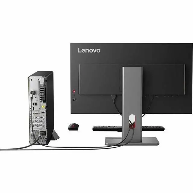 Alt view image 2 of 7 - Lenovo ThinkCentre M70s Gen 6 12YK001AUS Desktop AI Computer - Intel Core Ultra 5 225 - 16 GB - 512 GB SSD - Small Form Factor - Black - Intel Q870 Chip - Windows 11 Pro - Intel DDR5 SDRAM - DVD-Write