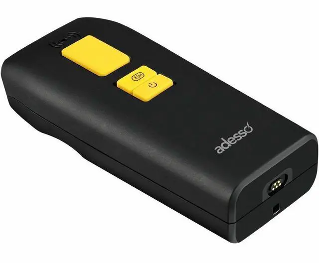 Alt view image 5 of 8 - Adesso Bluetooth & 2.4Ghz Wireless Antimicrobial & Waterproof 2D Barcode Scanner - Cable/Wireless Connectivity - 300 scan/s - 20" Scan Distance - 1D, 2D - LED - CMOS - Bluetooth, Radio Fr