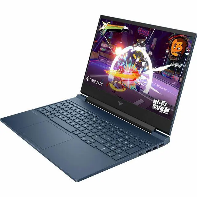 Alt view image 5 of 8 - VICTUS 15-fb3000 15-fb3565nr 15.6" Gaming Notebook - Full HD - 144 Hz - AMD Ryzen 5 8645HS - 16 GB - 512 GB SSD - Performance Blue - AMD Chip - 1920 x 1080 - Windows 11 Home - NVIDIA GeForce RTX