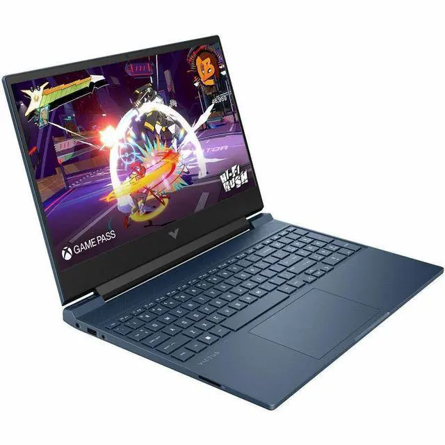 Alt view image 7 of 8 - VICTUS 15-fb3000 15-fb3565nr 15.6" Gaming Notebook - Full HD - 144 Hz - AMD Ryzen 5 8645HS - 16 GB - 512 GB SSD - Performance Blue - AMD Chip - 1920 x 1080 - Windows 11 Home - NVIDIA GeForce RTX