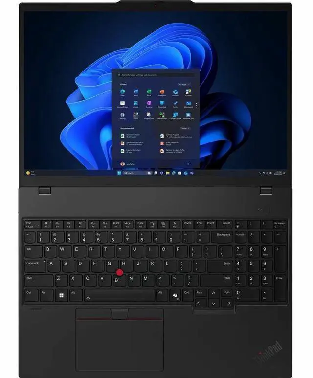 Alt view image 5 of 8 - Lenovo ThinkPad T16 Gen 4 21QE007TUS 16" Touchscreen Notebook - Intel Core Ultra 7 265U - 32 GB - 1 TB SSD - Windows 11 Pro - Webcam - IEEE 802.11be Wireless LAN Standard