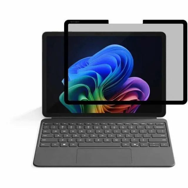 Alt view image 3 of 8 - Kensington MagPro Elite Magnetic Privacy Screen Filter for Surface Pro 12" - For 12" Notebook - Glare Resistant, Fingerprint Resistant, Scratch Resistant - Anti-glare - for Microsoft