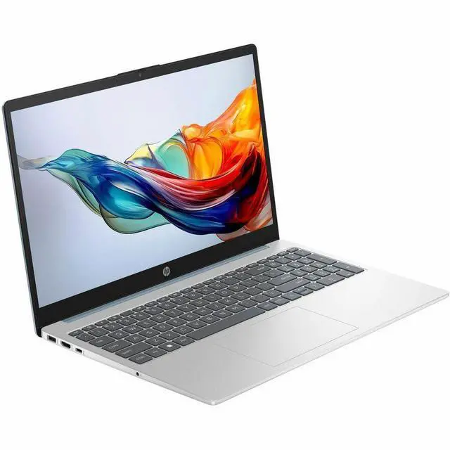 Alt view image 3 of 8 - HP 15-fc0000 15-fc0584nr 15.6" Notebook - HD - AMD Ryzen 3 7320U - 8 GB - 256 GB SSD - Natural Silver - AMD Chip - 1366 x 768 - Windows 11 Home - AMD Radeon Graphics - Front Camera/Webcam - 12.50