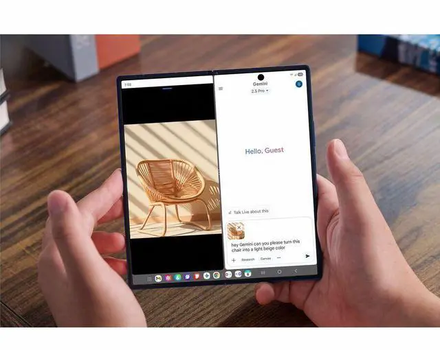Alt view image 7 of 7 - Samsung Galaxy Z Fold7 SM-F966U 256 GB Smartphone - 8" Flexible Folding Screen Dynamic AMOLED 2X QXGA+ 2184 x 1968 - Octa-core (OryonDual-core (2 Core) 4.47 GHz + Oryon Hexa-core (6 Core) 3.53 GH
